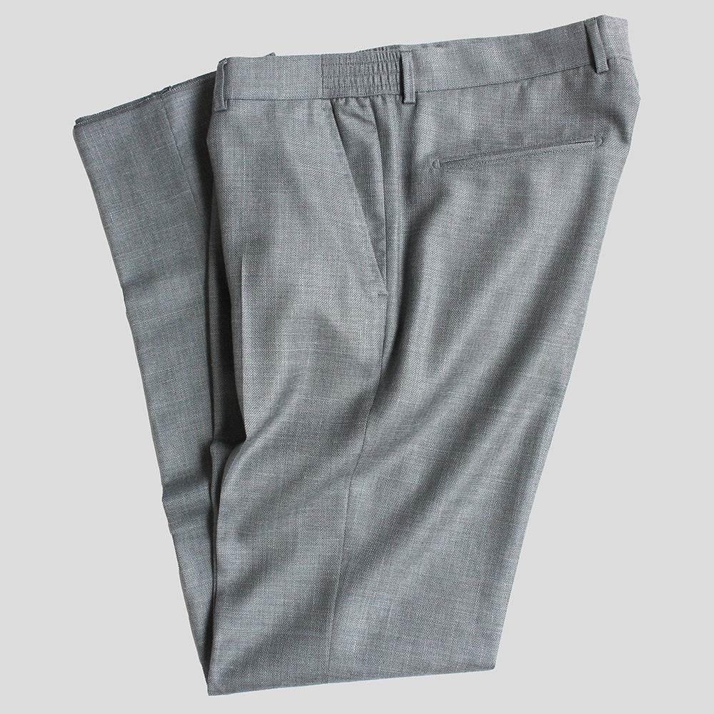 STEFANO RICCI ウールシルクカシミヤリネン スラックス グレー