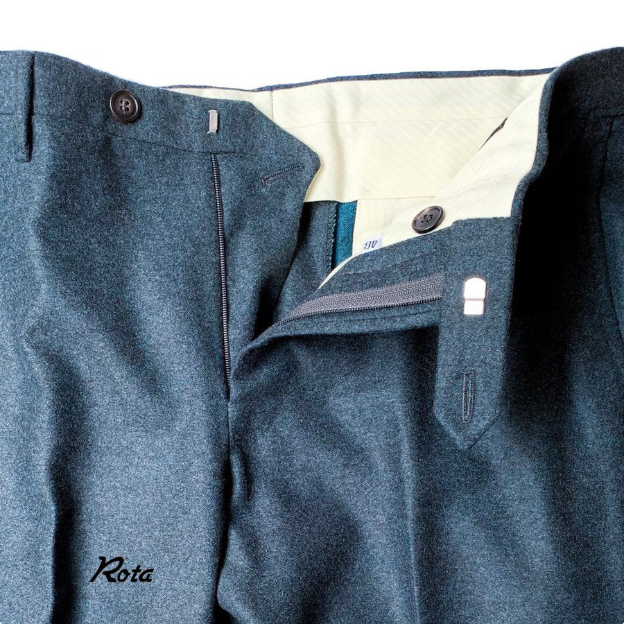 Last One / Size 52]【Rota／ロータ】ウールフランネルパンツ