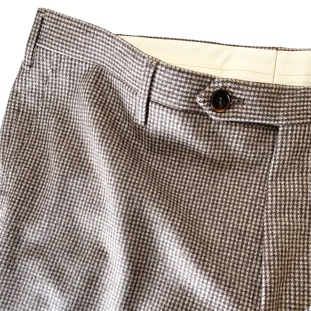 Rota サマーウールパンツ ロータ 千鳥格子 スラックス ボトムス 48 伊製 Last One / Size 50/52]【Rota／ロータ】ウールスラックス ボトムス