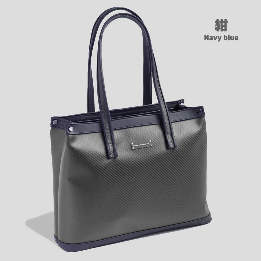 [Ginza HIKO Limited Model] TecknoMonster Tote Bag Horizontal Tote Bag Purple Gray tec00341 