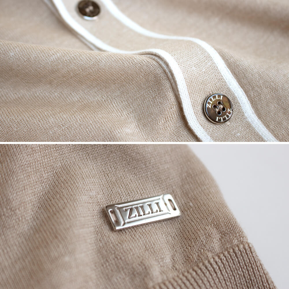 [ZILLI] Relaxed casual jacket wool cashmere navy zil02394