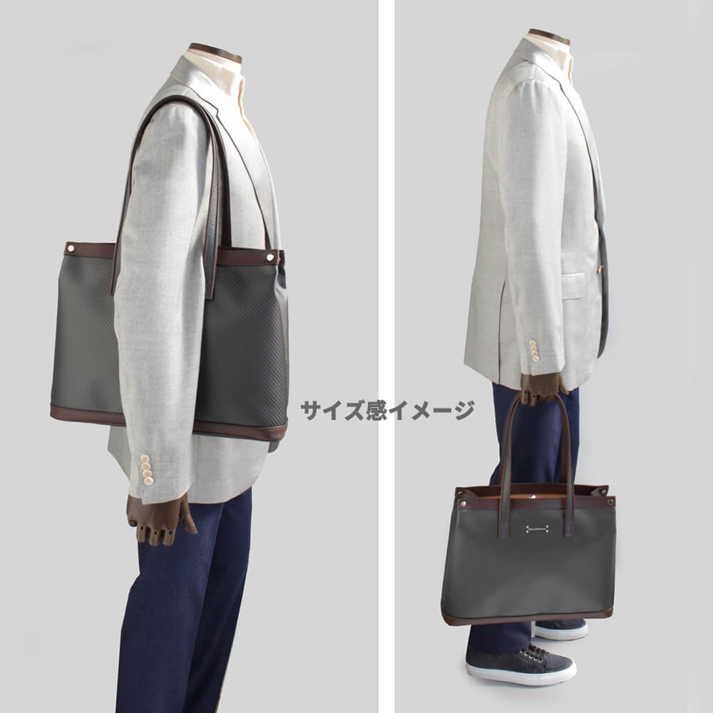 [Ginza HIKO Limited Model] TecknoMonster Tote Bag Horizontal Tote Bag Purple Gray tec00341 