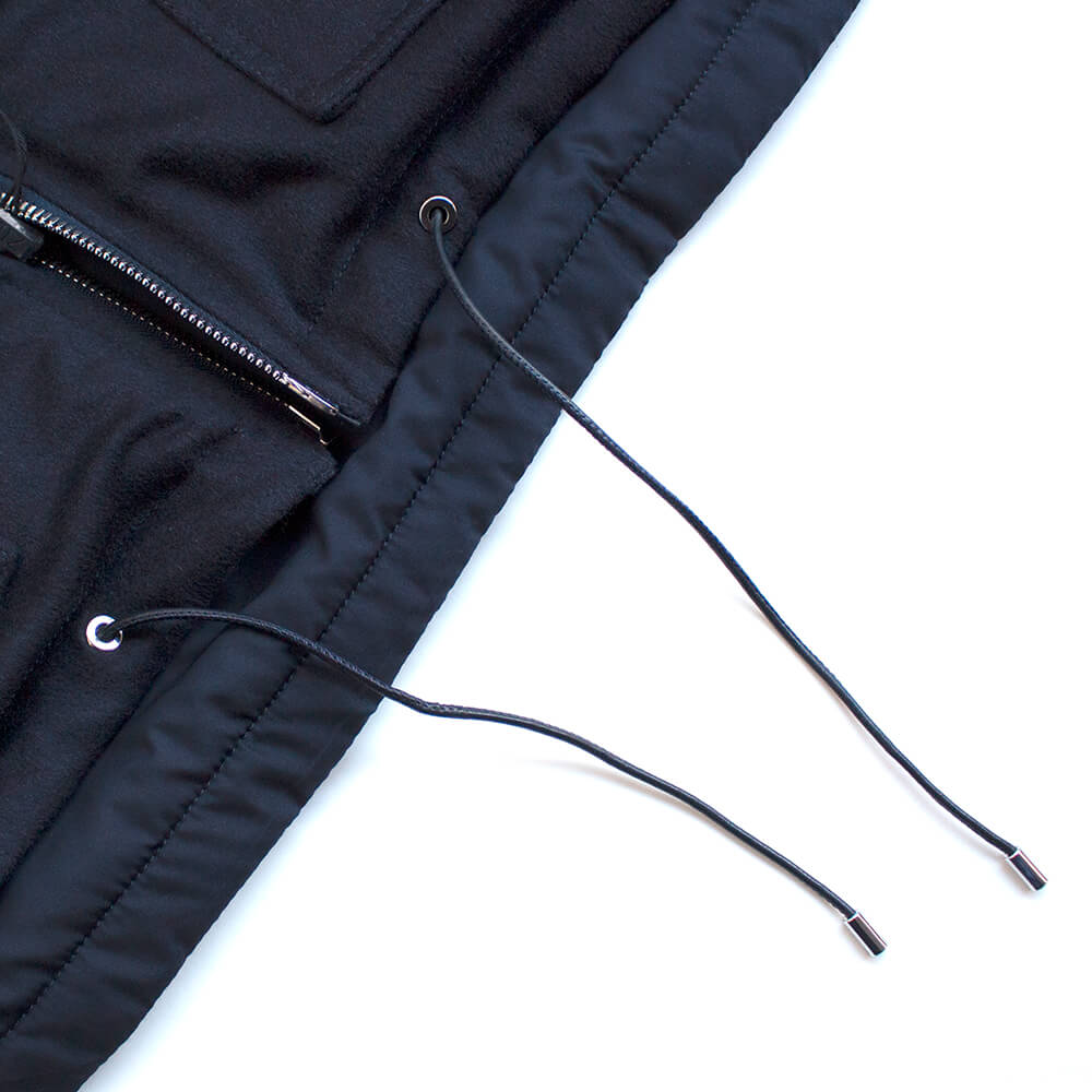 【ZILLI／ジリー】中綿入りリバーシブルカーコート カシミヤ シルク  (zil02470)