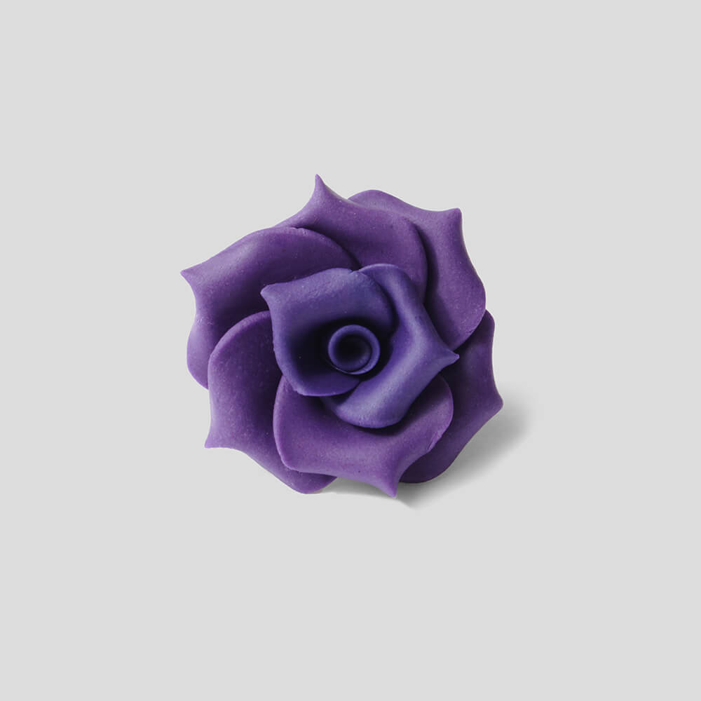 HIKO ORIGINAL／ヒコオリジナル ラペルピン ブートニエール バラ 薔薇 紫 パープル hik00952