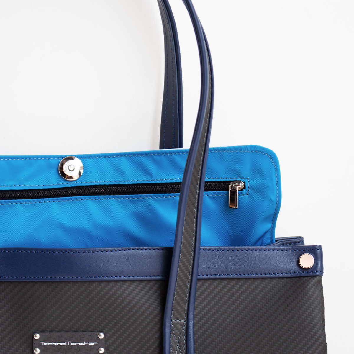 [Ginza HIKO Limited Model] TecknoMonster Tote Bag Horizontal Tote Bag Purple Gray tec00341 