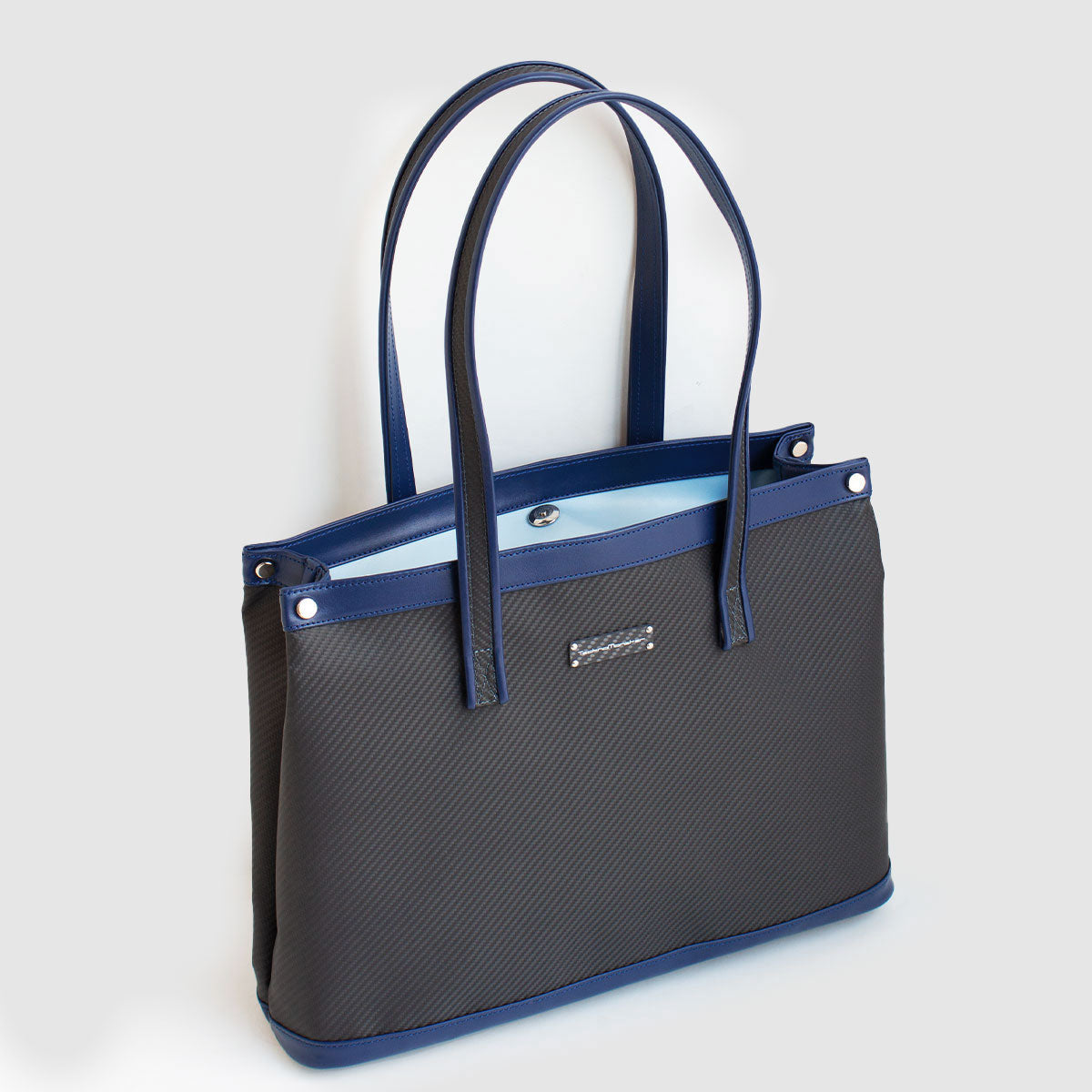 [Ginza HIKO Limited Model] TecknoMonster Tote Bag Horizontal Tote Bag Purple Gray tec00341 