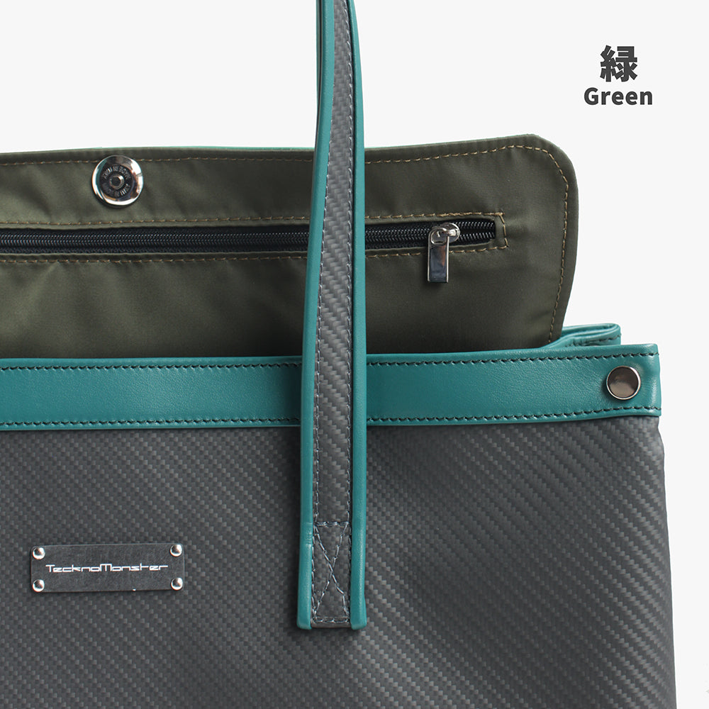 [Ginza HIKO Limited Model] TecknoMonster Tote Bag Horizontal Tote Bag Purple Gray tec00341 