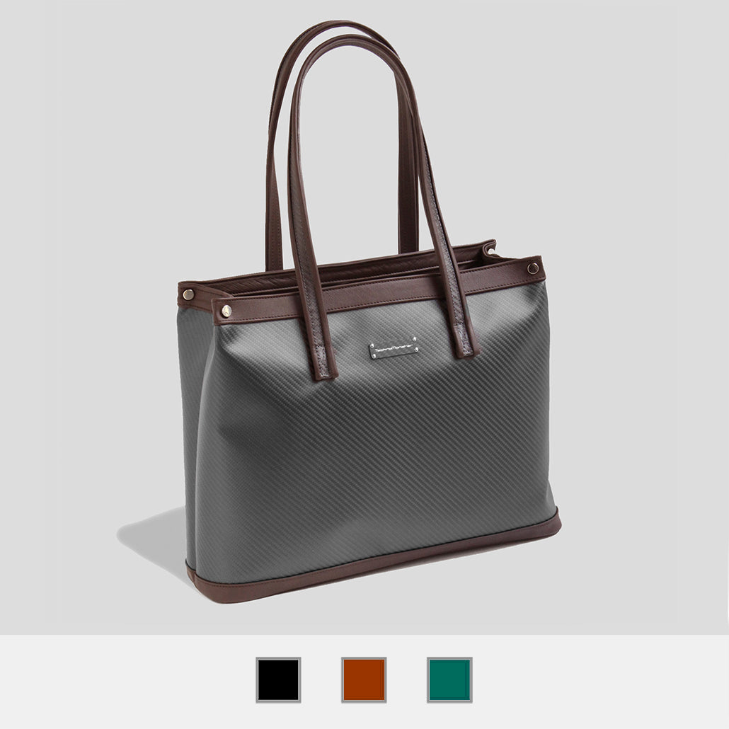 [Ginza HIKO Limited Model] TecknoMonster Tote Bag Horizontal Tote Bag Purple Gray tec00341 