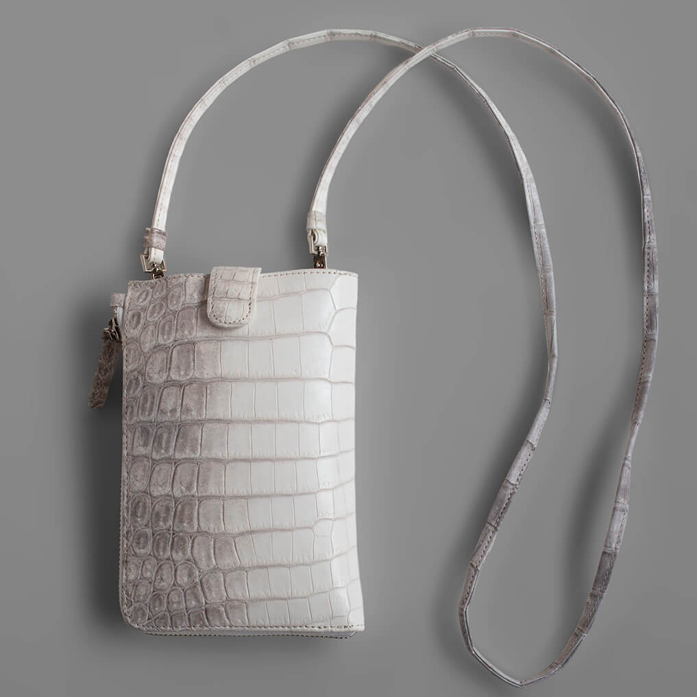 [LE'SAC] Long wallet with round zip fastener, charcoal gray les00036