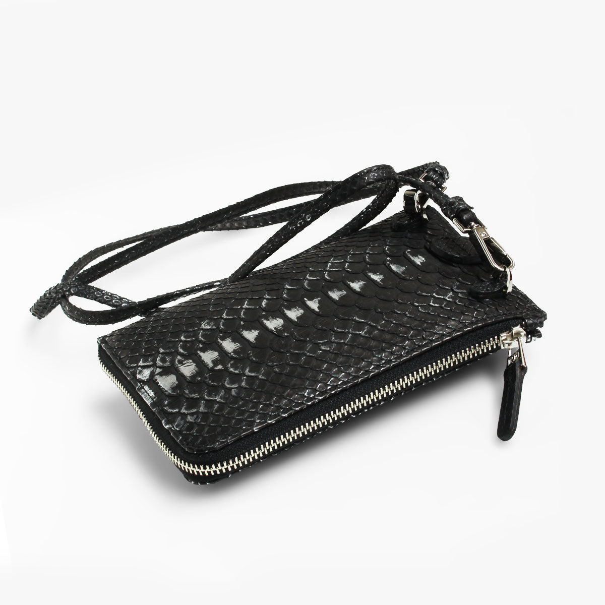 【レザック】パイソンポシェット ショルダーバッグ マーブルカラー