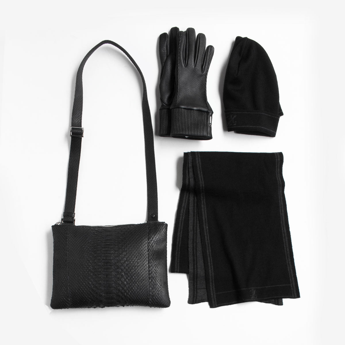 【レザック】パイソン2wayバッグ ショルダー クラッチ (les00092)