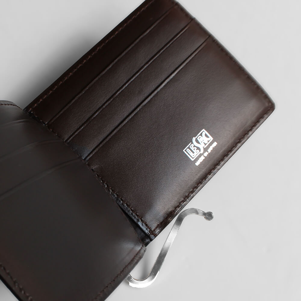 【レザック】クロコダイル マネークリップウォレット 札ばさみ パティーヌ