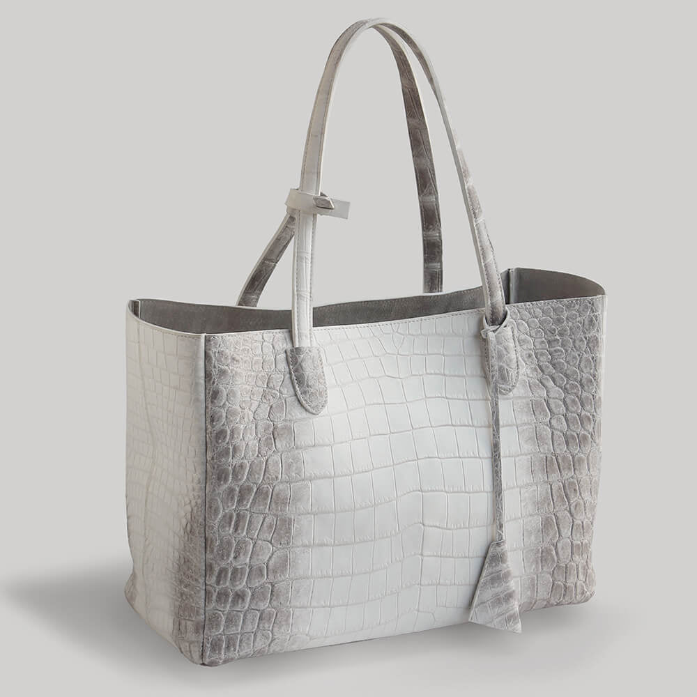 LESAC／レザック】ヒマラヤクロコダイル トートバッグ 横長 大容量