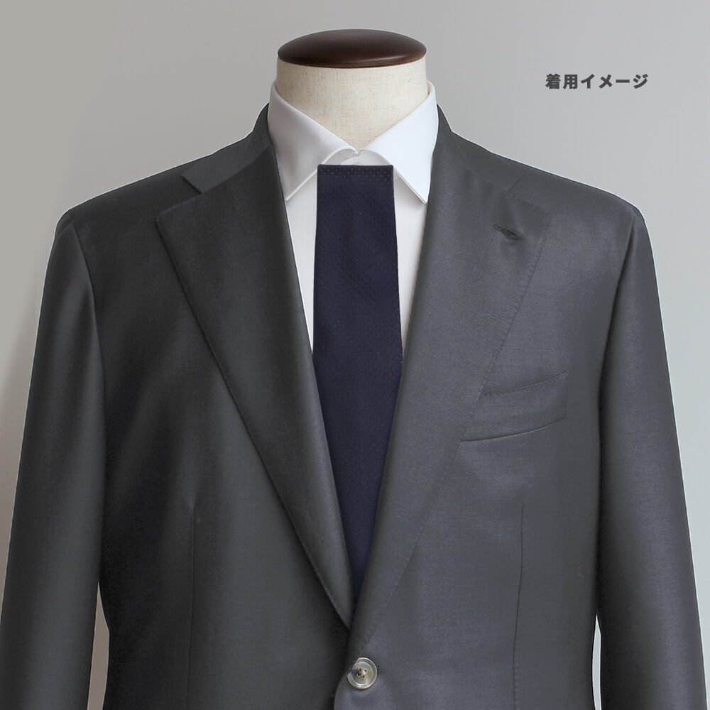 Stefano Ricci Silk Jacquard Tie in Dark Navy (ste00570)