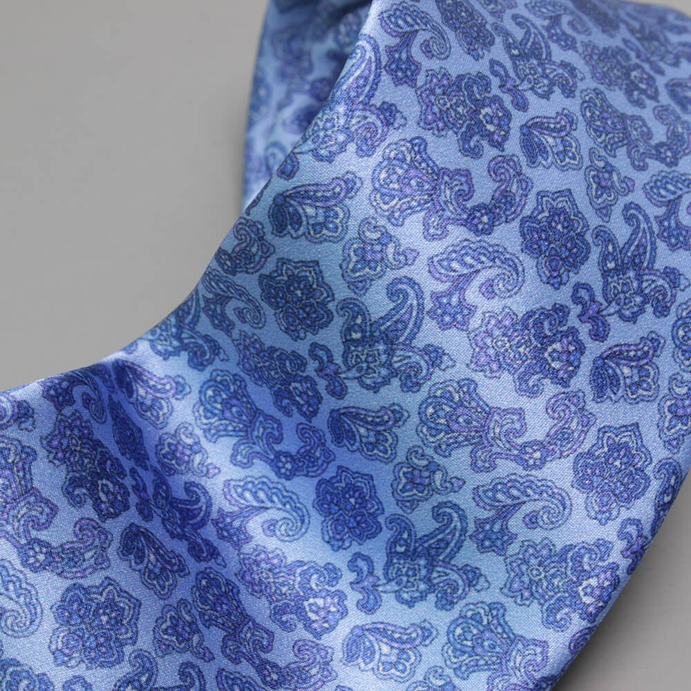 ステファノリッチ ペイズリー柄ネクタイ ステファノリッチ ネクタイ｜ストレッチ シルク ペイズリー柄 ライト