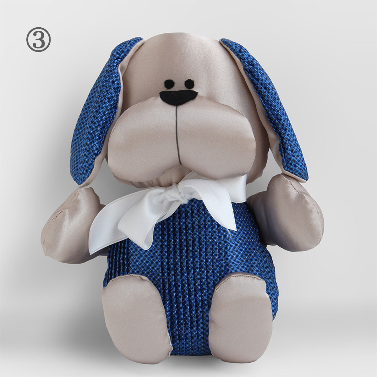 【ステファノリッチ】シルクドッグ ぬいぐるみ ｜シルク