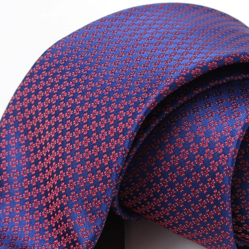 ステファノリッチ ネクタイ｜シルク ジャカード アーカイブ 小花小紋柄