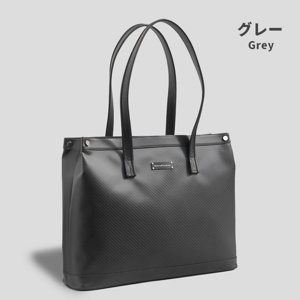 [Ginza HIKO Limited Model] TecknoMonster Tote Bag Horizontal Tote Bag Purple Gray tec00341 