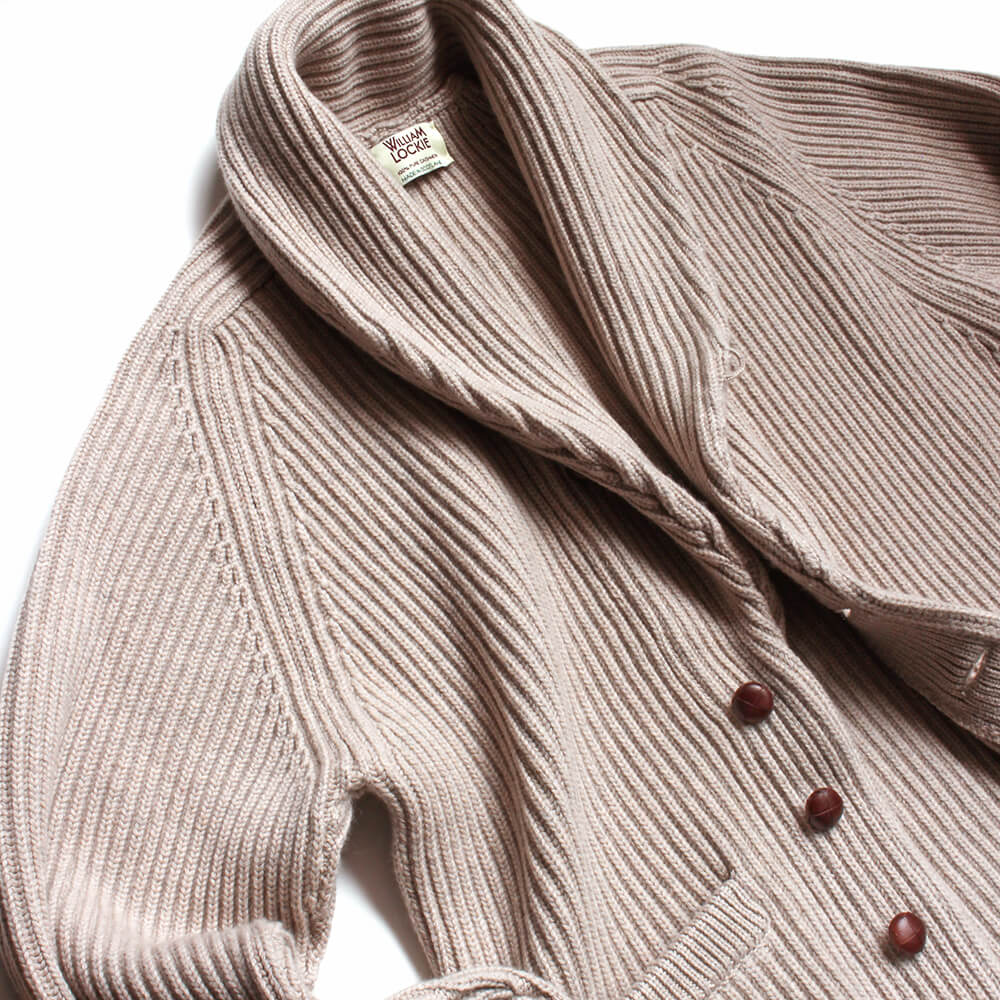 Lockie Cashmere Shawl William Lockie Shawl Collar Cardigan