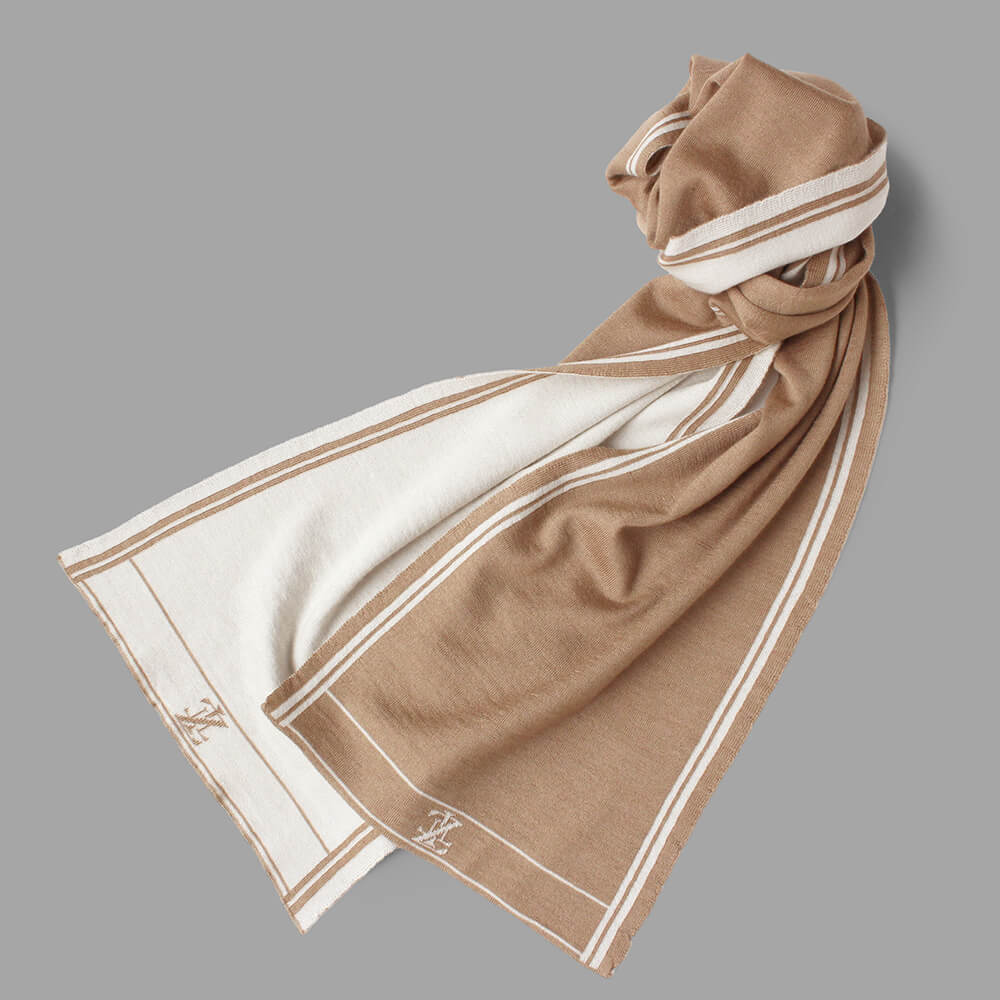 (全2色)【ZILLI／ジリー】カシミヤシルクジャージーニットマフラー