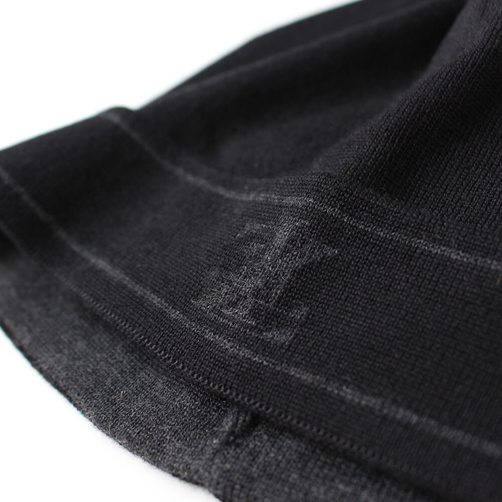 (全2色)【ZILLI／ジリー】カシミヤシルクジャージーニット帽 ビーニー ニットキャップ