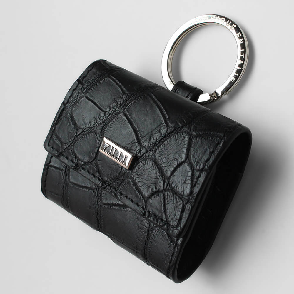 【ZILLI／ジリー】クロコダイルイヤホンケース  (zil02464)