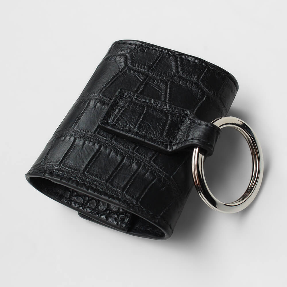 【ZILLI／ジリー】クロコダイルイヤホンケース  (zil02464)