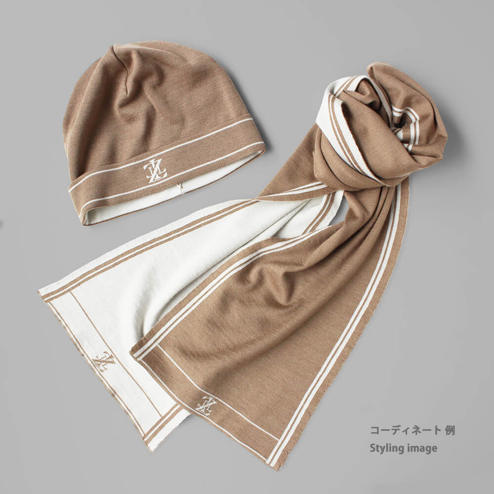 (全2色)【ZILLI／ジリー】カシミヤシルクジャージーニット帽 ビーニー ニットキャップ