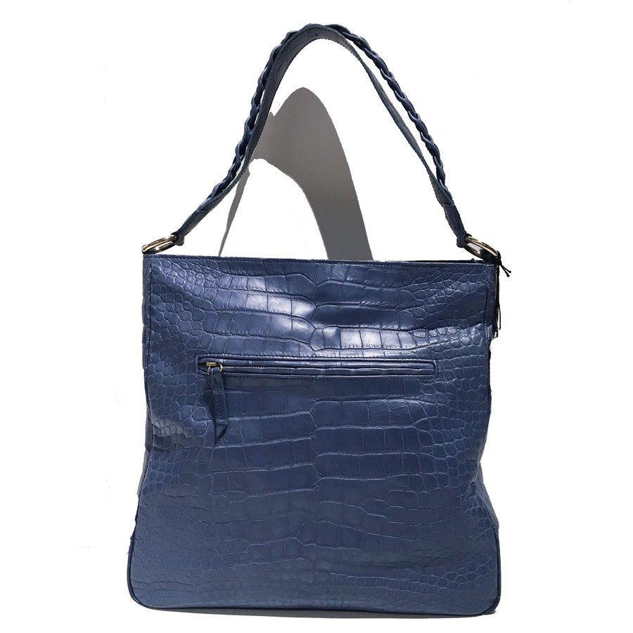 [BORRI GIOVANNI] Alligator leather shoulder tote bag