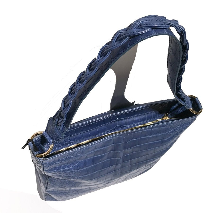 [BORRI GIOVANNI] Alligator leather shoulder tote bag