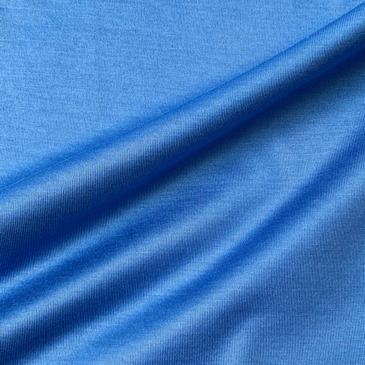 CITA／チータ VネックTシャツ コットン 半袖 ブルー