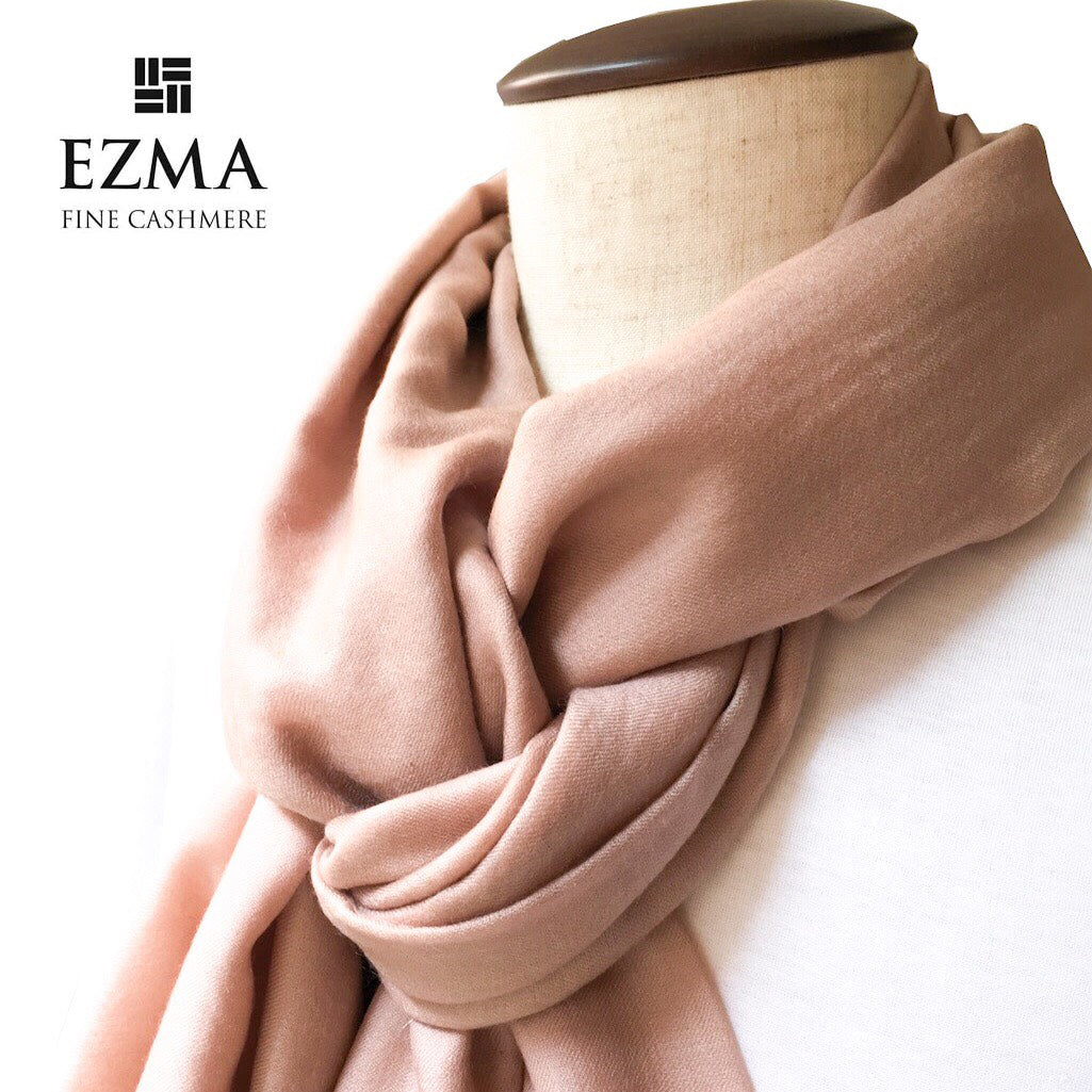 [EZMA] Baby cashmere stole, baby pink