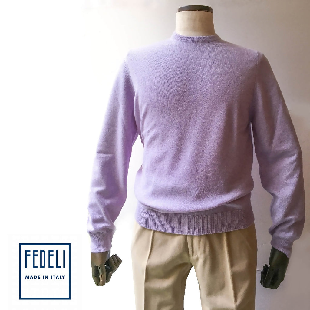 FEDELI フェデーリ ニット・セーター 48(L位) 紫