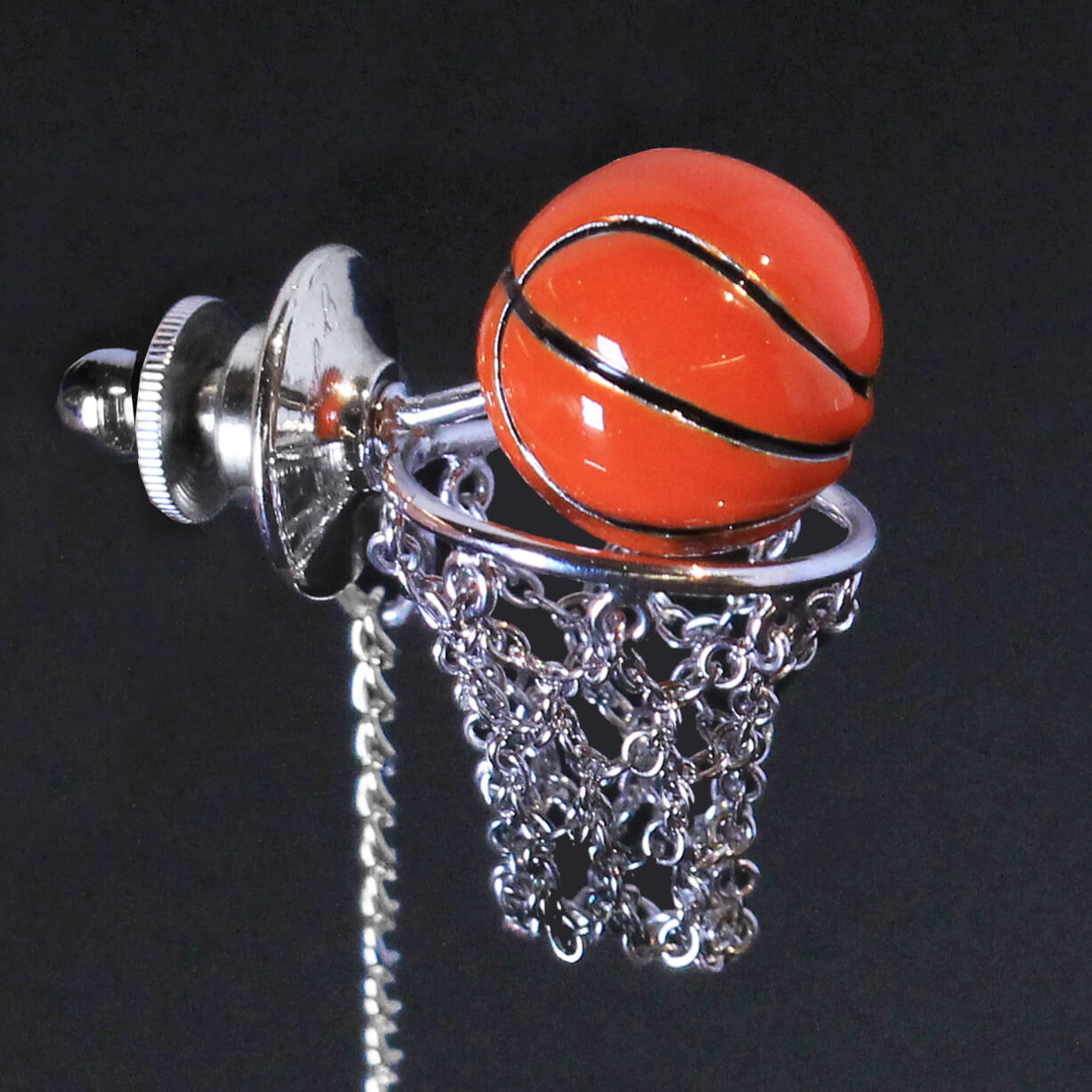 Jan Leslie／ジャンレスリー】ラペルピン シルバー925製 七宝焼き