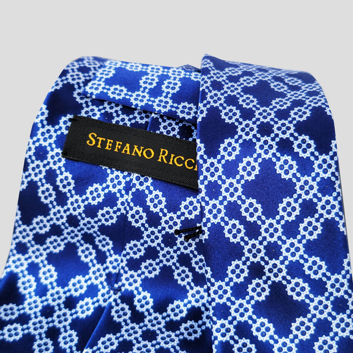 STEFANO RICCI／ステファノリッチ ネクタイポケットチーフセット ネクタイ ポケットチーフ ネイビー ste00527