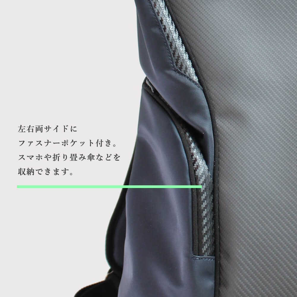 TecknoMonster／テクノモンスター バックパック リュック カーボンファイバー リモンタナイロン ネイビー